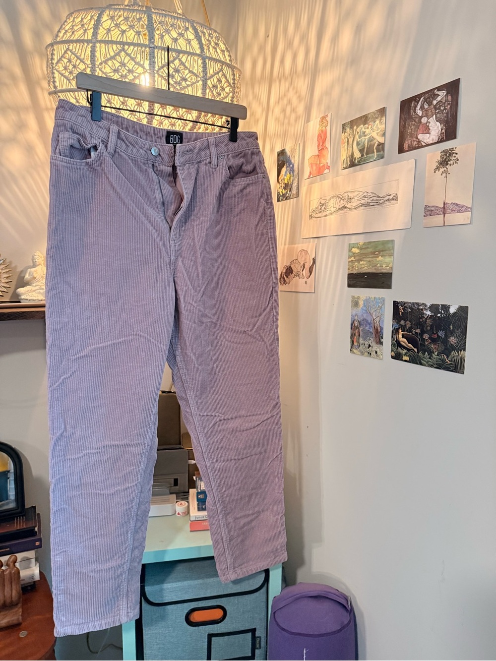 BDG “moms Jean” Corduroy Pants in dusty rose
